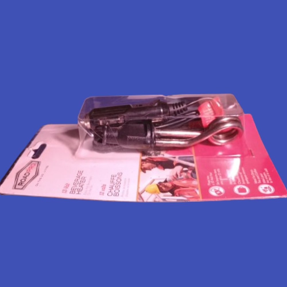 ROADPRO Beverage Heater Auto Travel 12V DC Plastic Package Dented